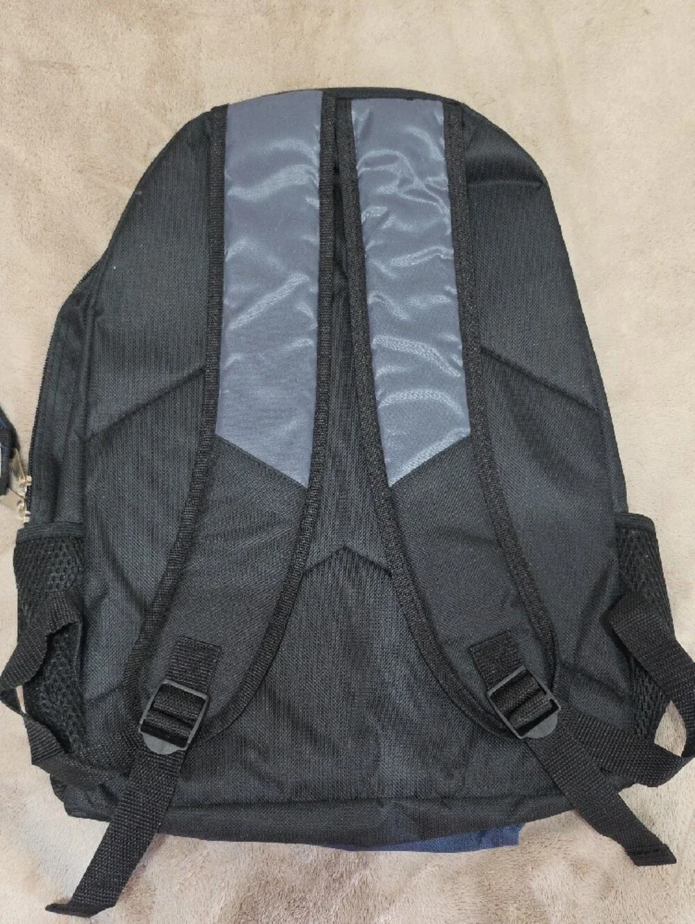 Navy and Gray Backpack - Everyday Travel Bag